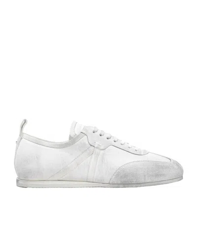 Ann Demeulemeester Round Head Low-cut Casual Shoes In White