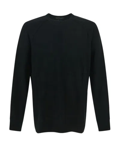 Ann Demeulemeester Round-neck Knitted Pullover In Black