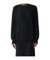 Ann Demeulemeester Round Neck Sweater In Black