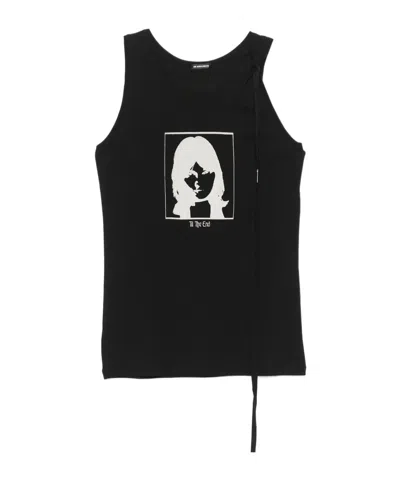 Ann Demeulemeester Seva Tank Top In Black