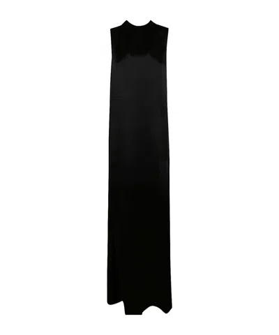 ANN DEMEULEMEESTER ROUND-NECKED SLEEVELESS DRESS
