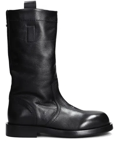 Ann Demeulemeester Bente Boots In Black Leather