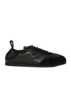 Ann Demeulemeester Women Sami Soft Low-top Boxing Sneakers In Black