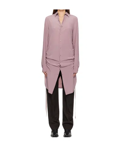 Ann Demeulemeester Sandrina High Comfort Shirt In Purple