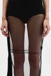 Ann Demeulemeester Seda Sleeveless ''till The End'' Tulle Dress In Multicolor