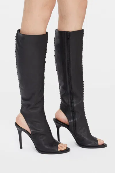 Ann Demeulemeester Seria High Heeled Boots In Black