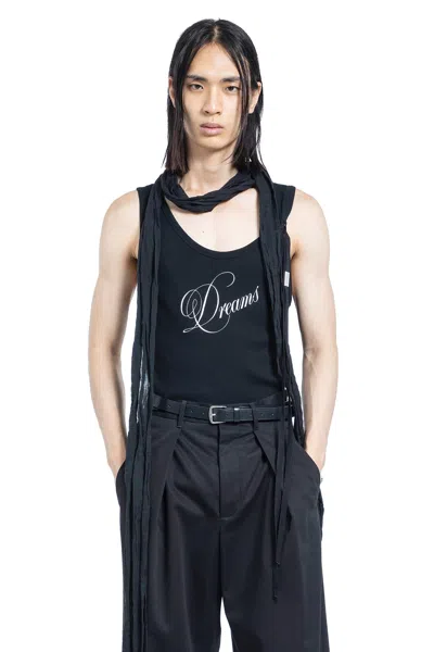 Ann Demeulemeester Seva Dreams Tank Top In Black