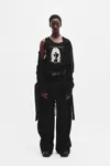 Ann Demeulemeester Crew Neck Top In Multicolor