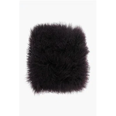 Ann Demeulemeester Shearling Oversized Women's Neck-collar