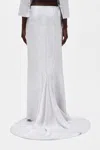 Ann Demeulemeester Sheila Long Bias Skirt In Multicolor