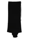 Ann Demeulemeester Sheila Long Bias Skirt In Schwarz