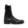 Ann Demeulemeester Leather Sneakers In Black