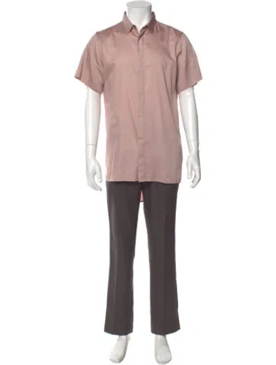 Pre-owned Ann Demeulemeester Short Sleeve Shirt In Pink
