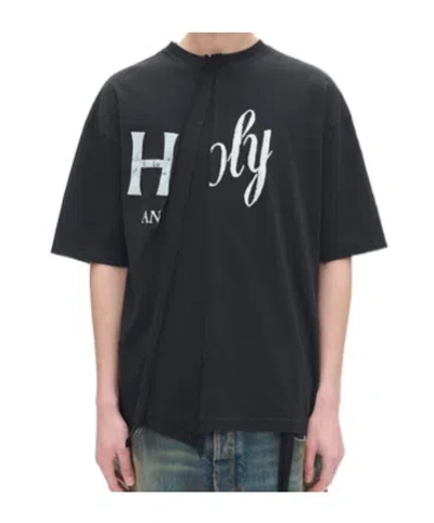 Ann Demeulemeester Short-sleeved T-shirt In Black