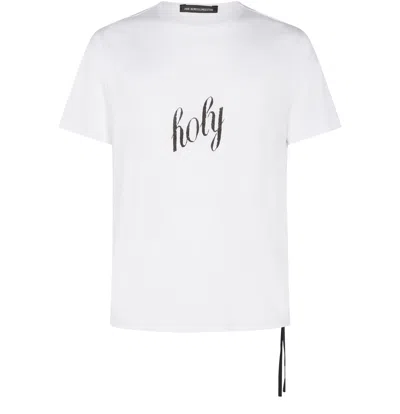 Ann Demeulemeester Short-sleeved T-shirt In White