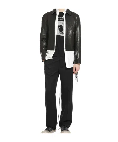 Ann Demeulemeester Short-sleeved T-shirt In Black