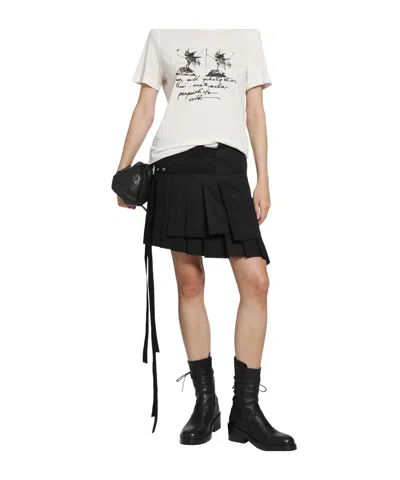 Ann Demeulemeester Short-sleeved T-shirt In Black