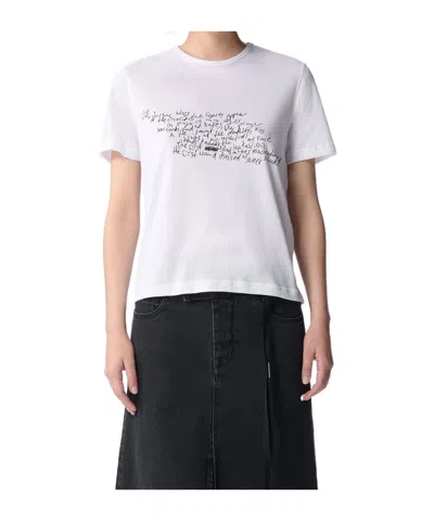 Ann Demeulemeester Short-sleeved T-shirt In Red