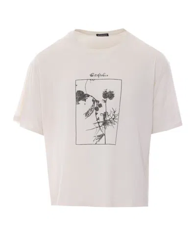 Ann Demeulemeester Short-sleeved T-shirt In White