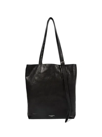 Ann Demeulemeester Shoulder Bag Leather "janek" In Black
