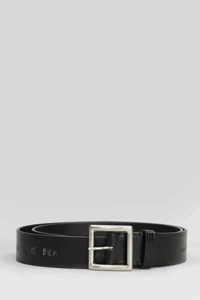 Ann Demeulemeester Sikri Belts In Black Leather