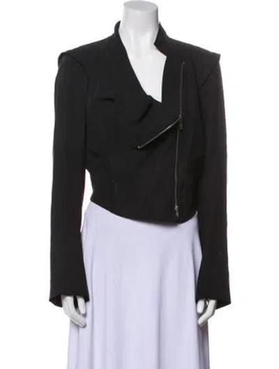 Pre-owned Ann Demeulemeester Silk Evening Jacket In Black