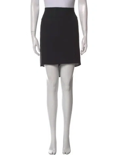 Pre-owned Ann Demeulemeester Silk Knee-length Skirt In Blue