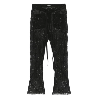 ANN DEMEULEMEESTER SILK PANTS