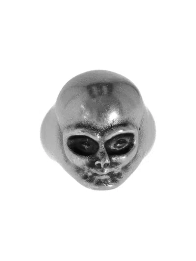 Ann Demeulemeester Silver Skull Ring