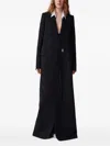 Ann Demeulemeester Single-breasted Coat In Black