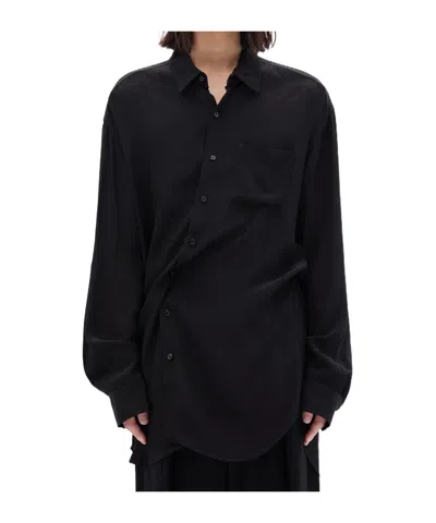Ann Demeulemeester Single-breasted Long-sleeved Shirt In Animal Print