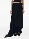 Ann Demeulemeester Sirka Deconstructed Asymmetric Skirt