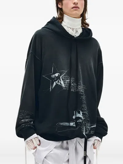 Ann Demeulemeester Sketchbook Hoodie
