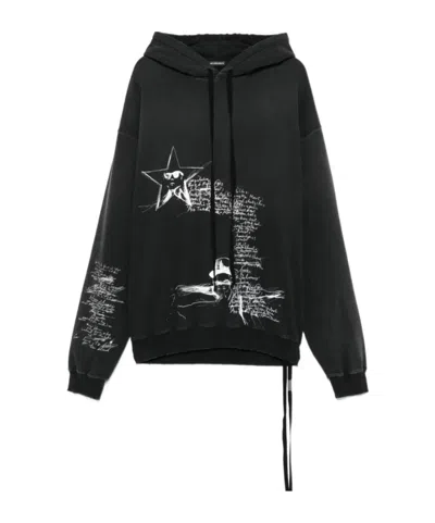 ANN DEMEULEMEESTER SKETCHBOOK HOODIE