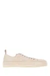Ann Demeulemeester Gert Leather Low-top Sneakers In 002