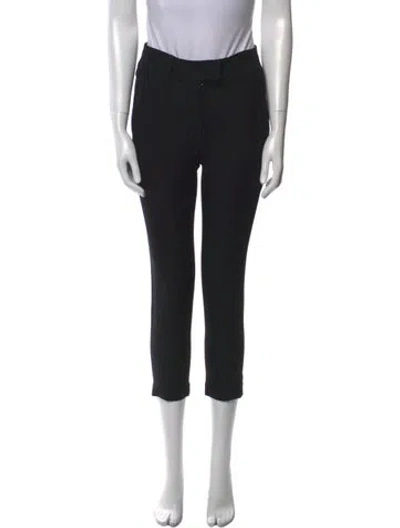 Pre-owned Ann Demeulemeester Skinny Leg Pants In Black