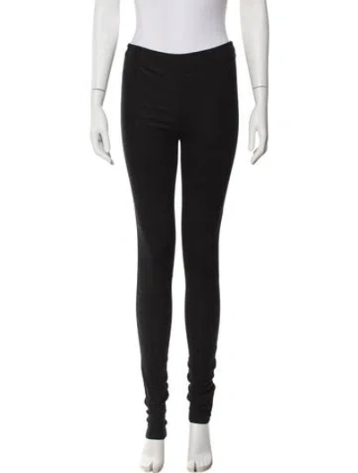 Pre-owned Ann Demeulemeester Skinny Leg Pants In Black
