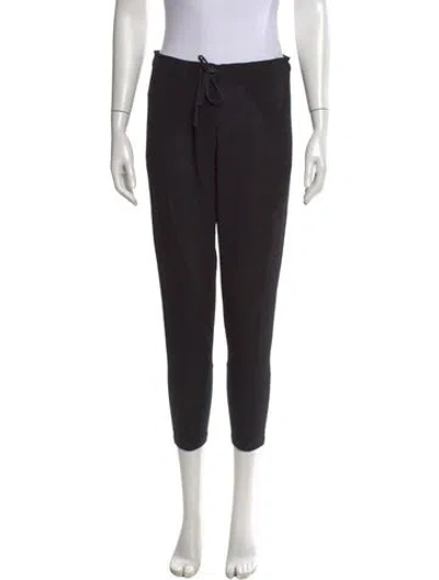 Pre-owned Ann Demeulemeester Skinny Leg Pants In Black