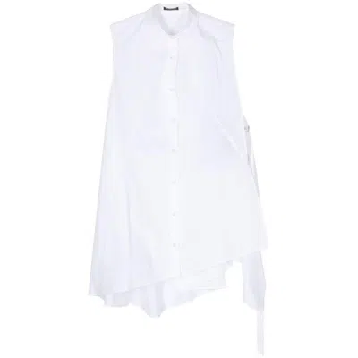 ANN DEMEULEMEESTER SLEEVELESS SHIRT