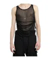 Ann Demeulemeester Sleeveless Vest In Black