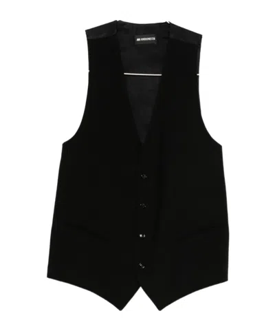 Ann Demeulemeester Sleeveless Vest In Black