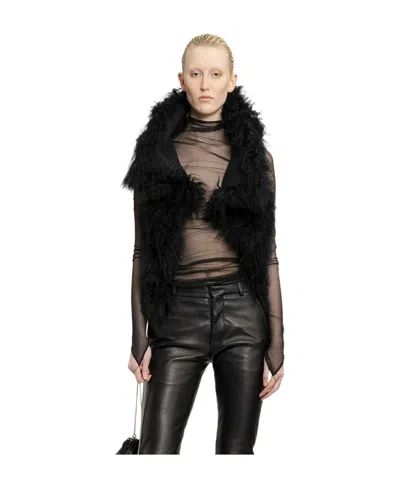 ANN DEMEULEMEESTER BERETA SHEARLING WAISTCOAT
