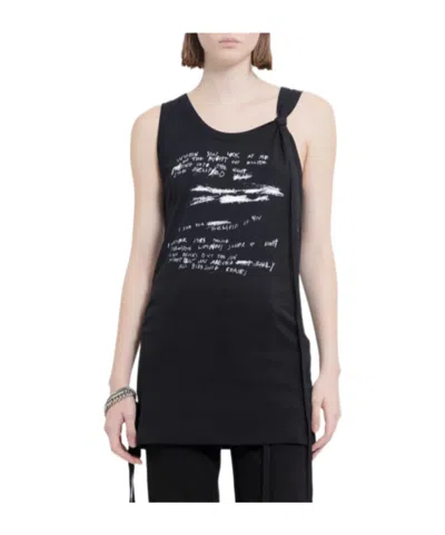 Ann Demeulemeester Sleeveless Vest In Black
