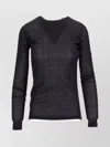 Ann Demeulemeester Slim Fit Long Sleeves T-shirt Viscose Cotton