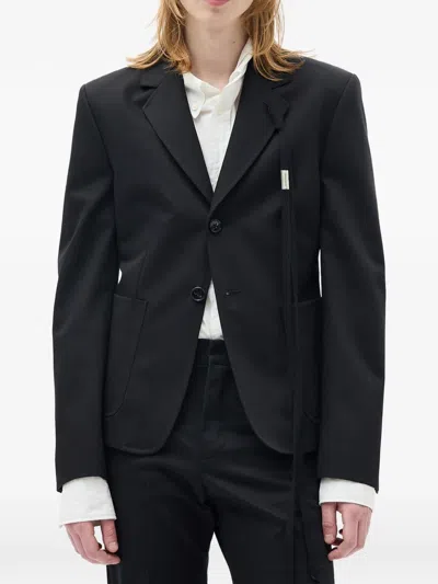 Ann Demeulemeester Slim-fit Blazer In Black