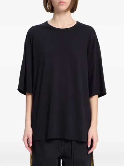 Ann Demeulemeester Slogan-print T-shirt In Black