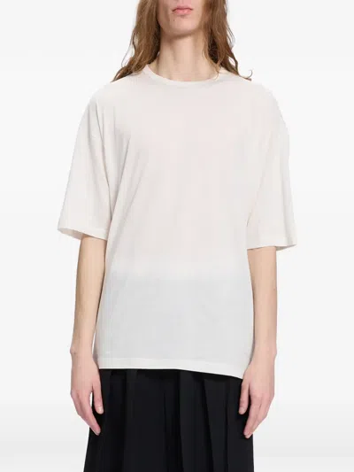 Ann Demeulemeester Slogan-print T-shirt In White