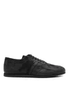 Ann Demeulemeester Milton Low-top Boxing Sneakers In Black