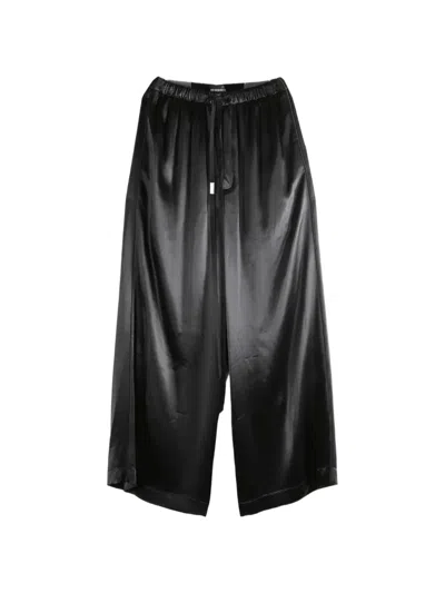 Ann Demeulemeester Sofi Drawstring Trousers In Black