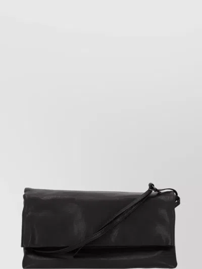 Ann Demeulemeester Soft Vintage Grained Mini Clutch Bag In Black